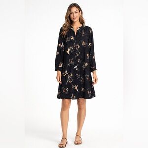 H&M Floral Black Dress